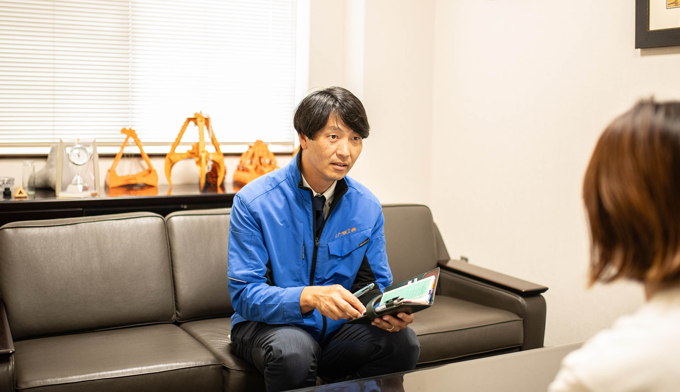 インタビュー写真